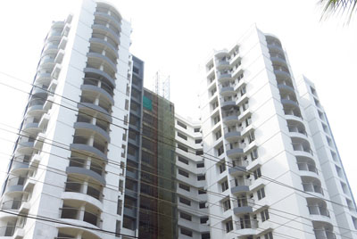 Apartments in Cochin Elevation front view
